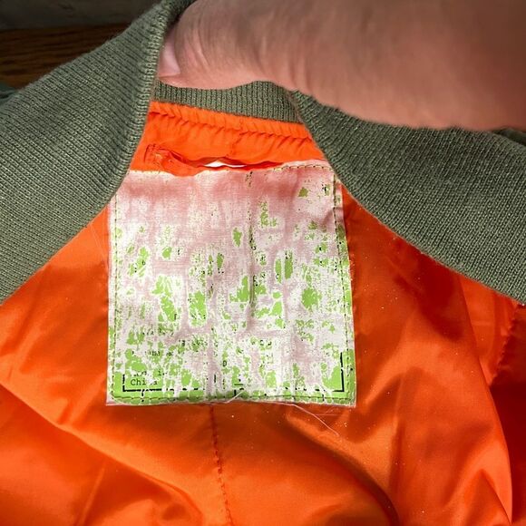 Kids Aviator Jacket for Authentic Top Gun Halloween costume Ck measurements - Picture 8 of 8